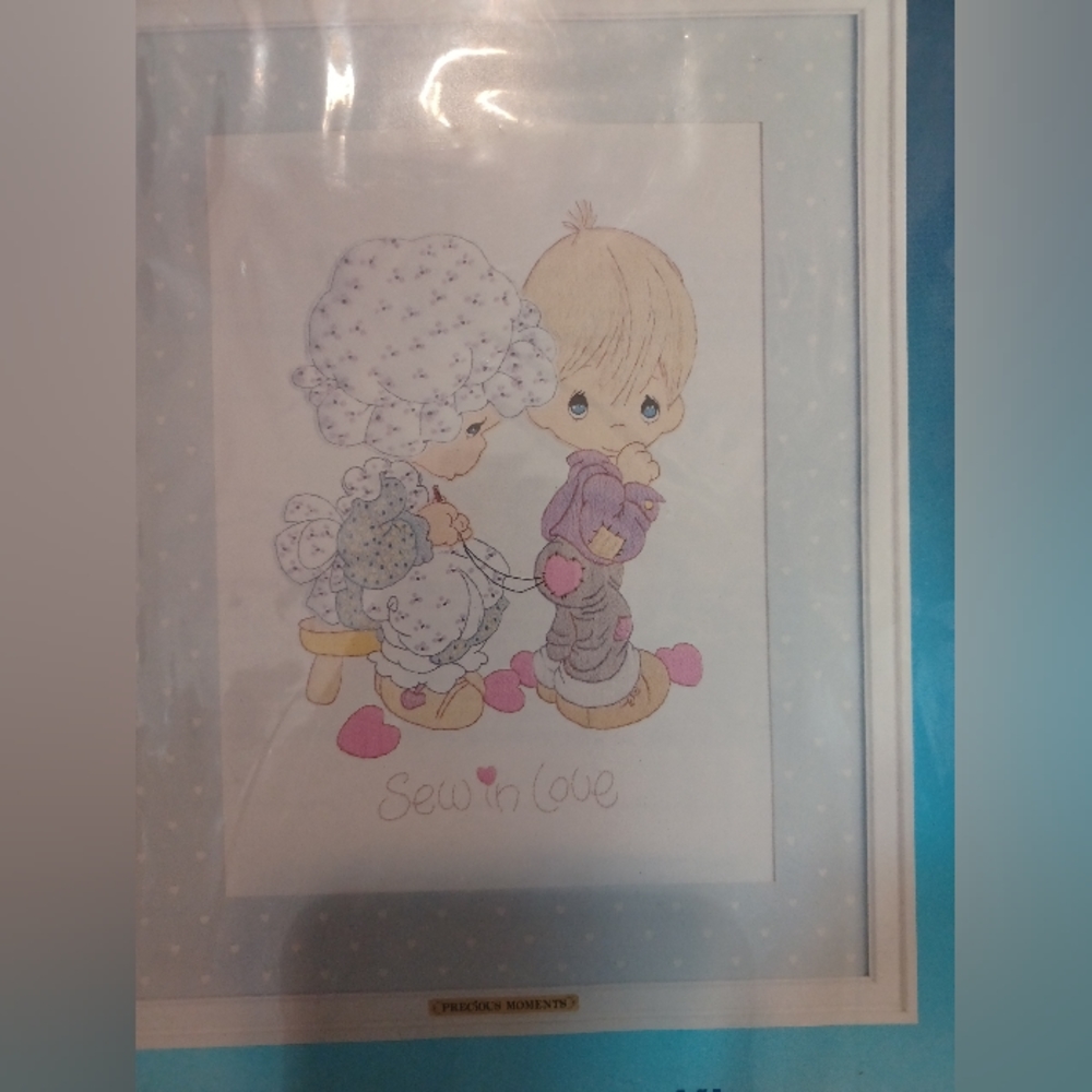 Precious Moments Stitchery Picture Kit 14"×18" Paragon Needlecraft 1984